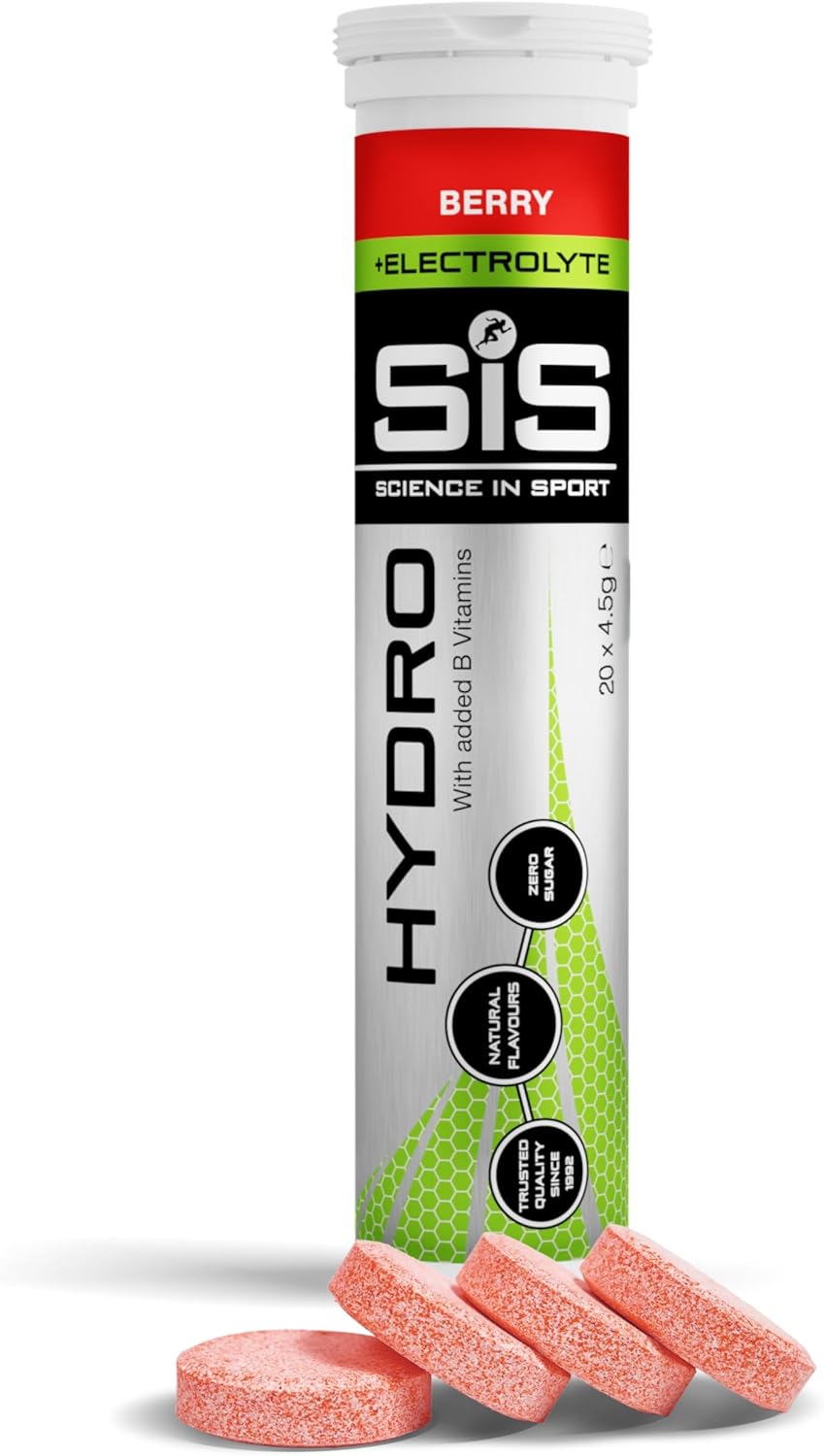Science in Sport Go Hydro Hydration Tablets - Berry, Tube of 20