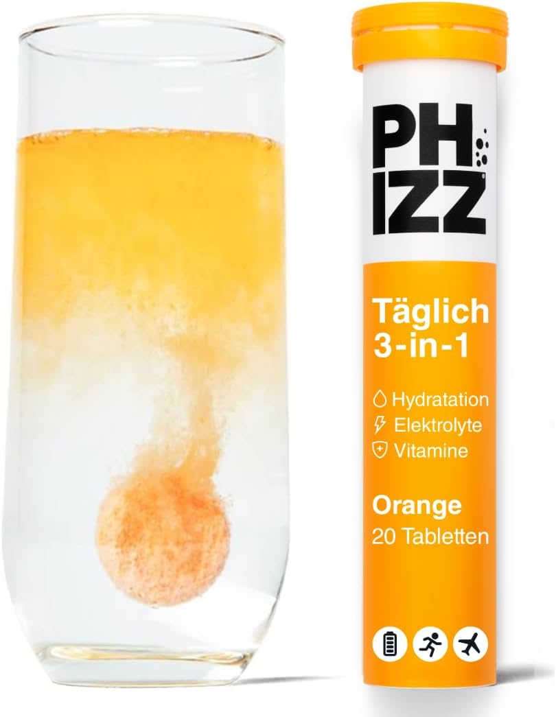 Phizz 'The Original' Rehydration + Vitamins and Minerals Tablets, Tube of 20