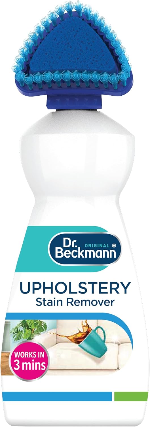 Dr. Beckmann Upholstery Stain Remover | Removes Even Difficult Stains and Odours from Sofas, Car Seats Etc | Includes Applicator Brush | 400ml [Packaging May Vary]
