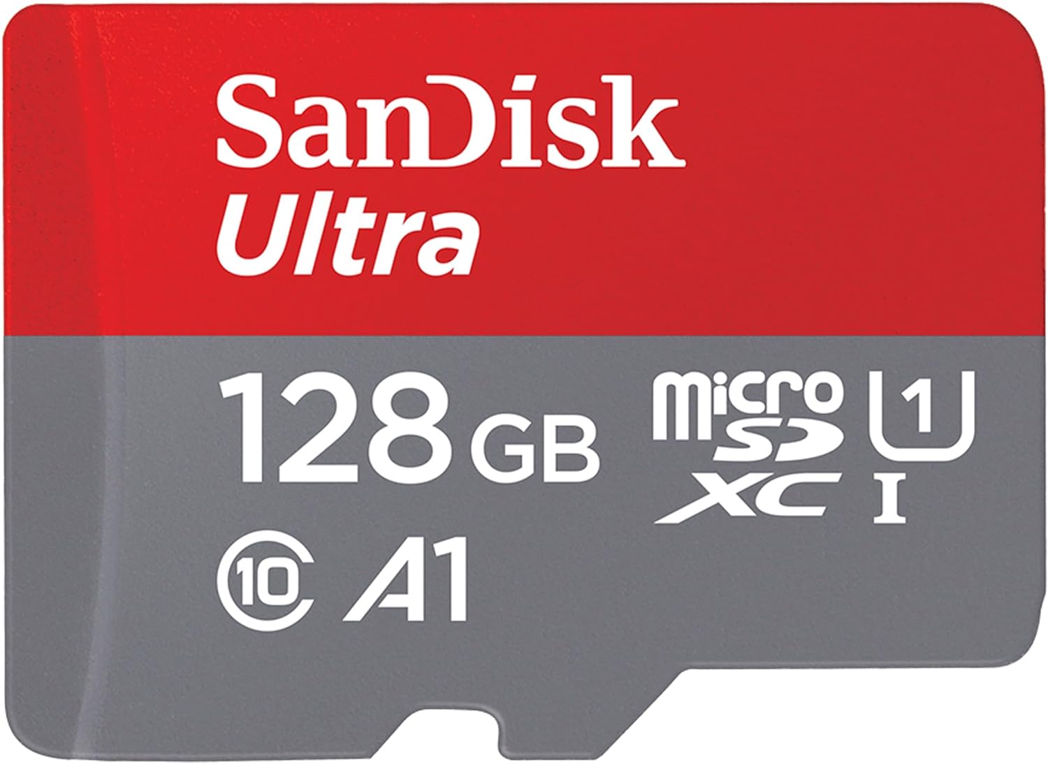 SanDisk Ultra Android microSDXC UHS-I Memory Card 128 GB + Adapter (for Smartphones and Tablets, A1, Class 10, U1, Full HD Videos, up to 140 MB/s Read Speed) Single Pack